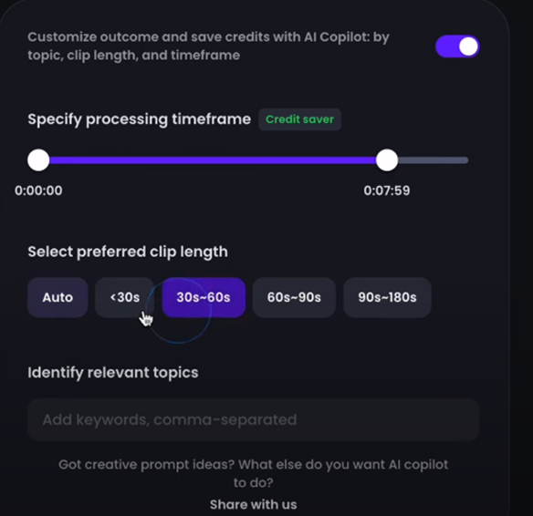 opus clip ai customization