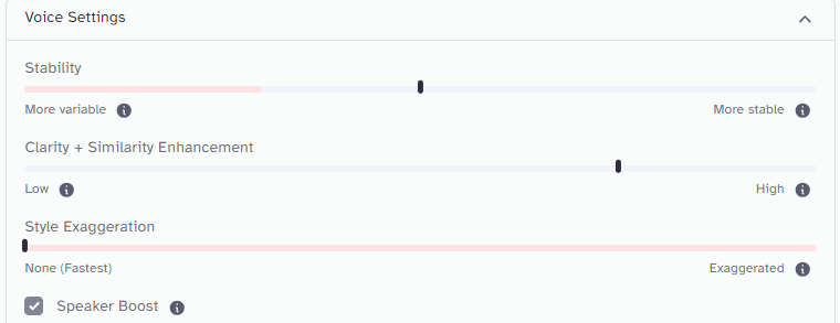ElevenLabs AI Voice customization